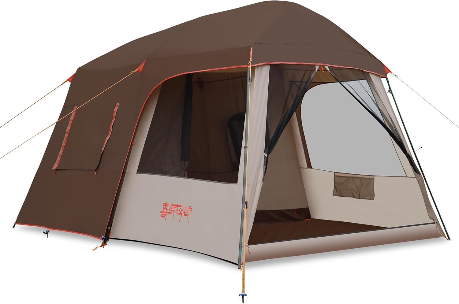 Family Tent for Camping, 4-6 Person Tent Camping Tent Portable for Outdoor Excursion Camping Beach · v3