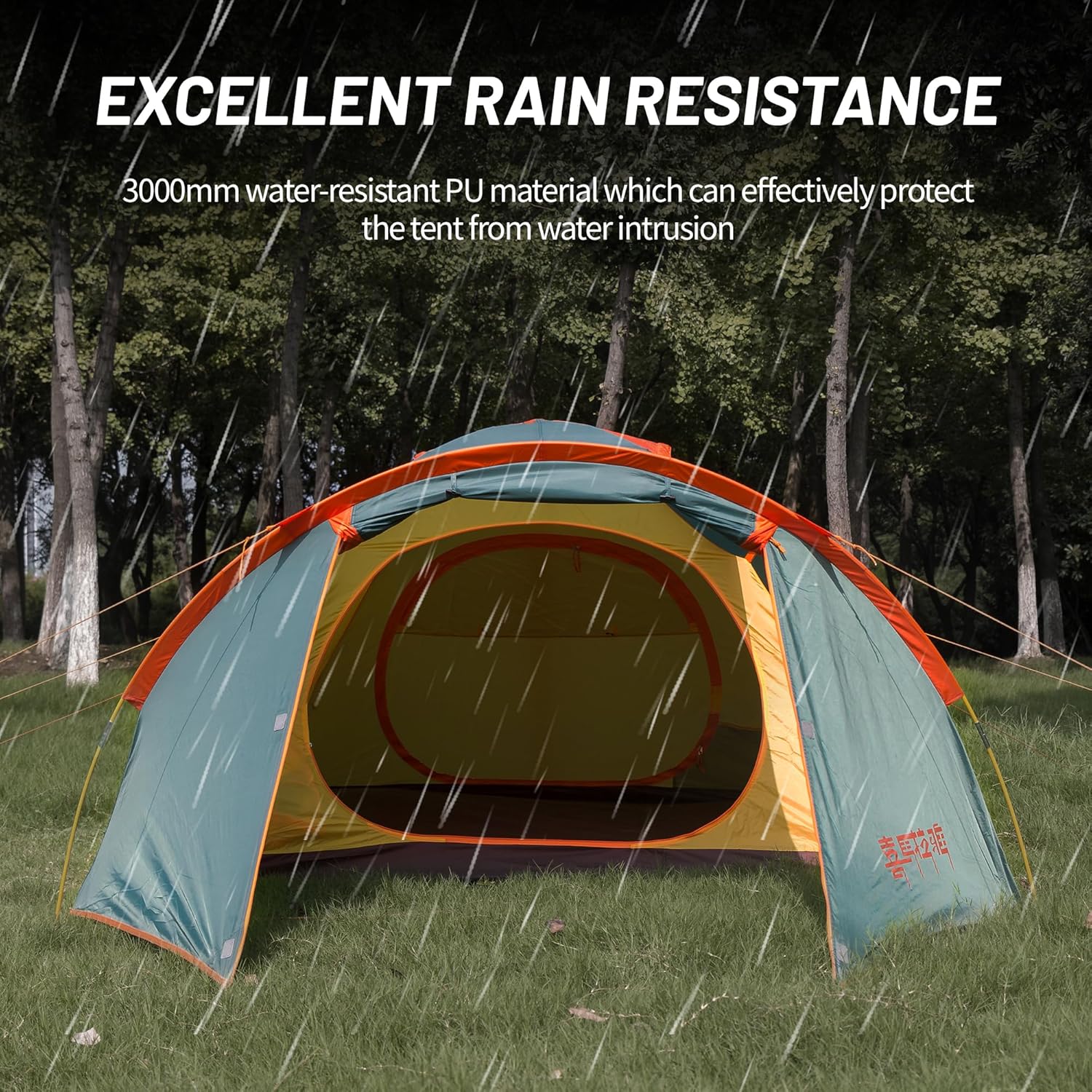 Hiamalay 4 Season Tent, Winter Camping Tent Waterproof Windproof Lightweight Tent Easy Set Up for Winter, Cold Weather Outdoor Camping Hiking Family Camp Mountaineering · v7