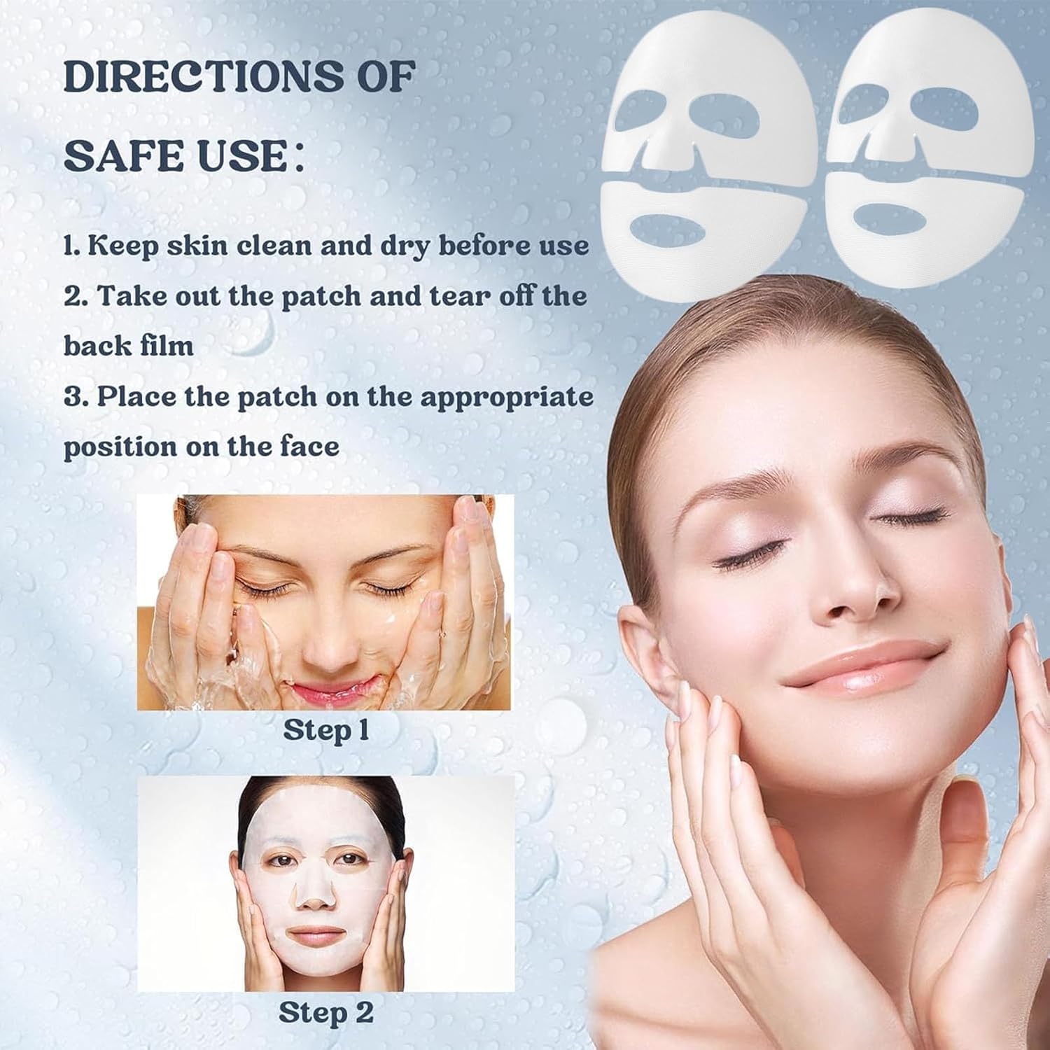 4 Pack Deep Collagen Overnight Mask,Bio-Collagen Real Deep Mask, Skinqueen Korean Collagen Films Deep Collagen Anti Wrinkle Firming Lifting Face Mask · v3