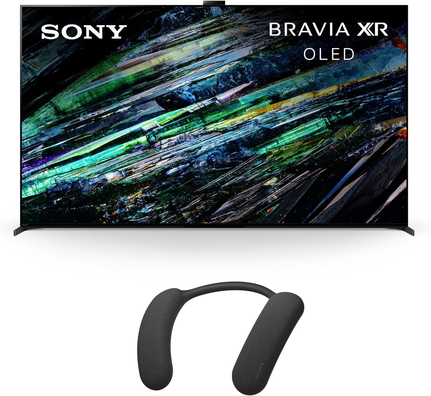 소니 QD-OLED 65인치 BRAVIA XR A95L 시리즈 4K Ultra HD TV: 스마트 구글 TV BRAVIA Theater U 무선 웨어러블 TV 스피커