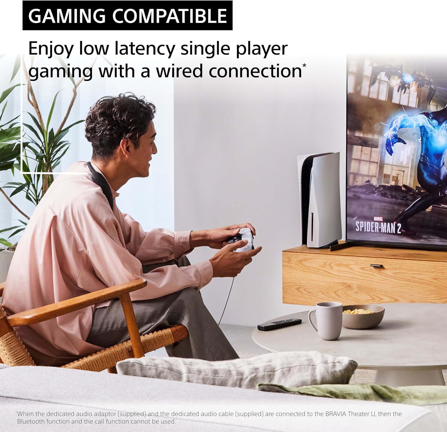 Sony QD-OLED 65 inç BRAVIA XR A95L Serisi 4K Ultra HD TV: Akıllı Google TV BRAVIA Theater U Kablosuz Giyilebilir TV Hoparlörü