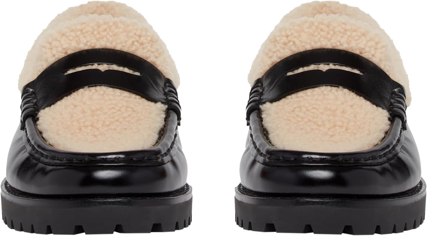 PAIGE Womens Ellis Shearling Flat Loafer · v2