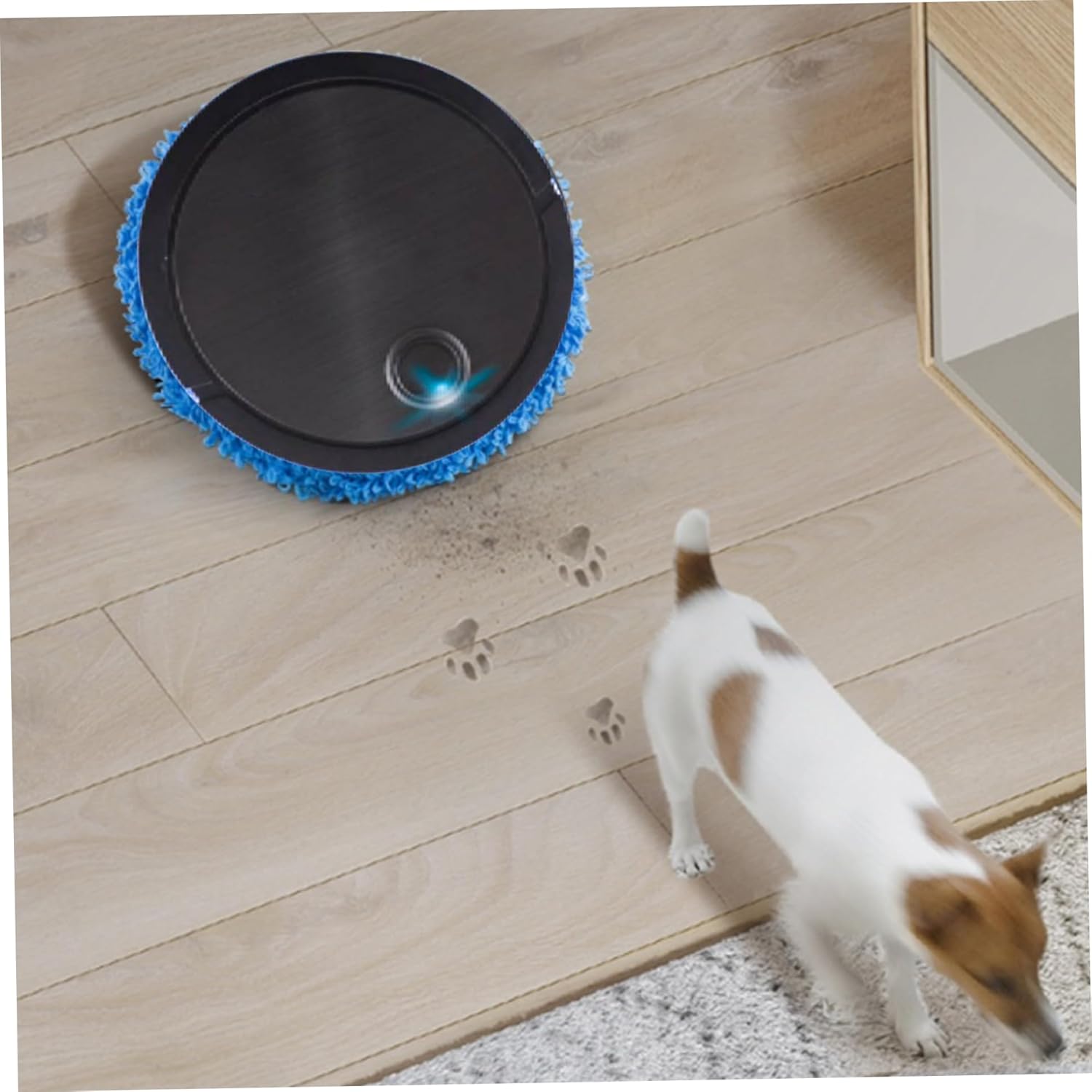 Intelligent Floor Sweeper USB Smart Robot Cleaner Automatic Cleaning Robot Wet Dry Smart Sweeper for Floor Cleaning Black, Automatic Cleaning Robot · v2