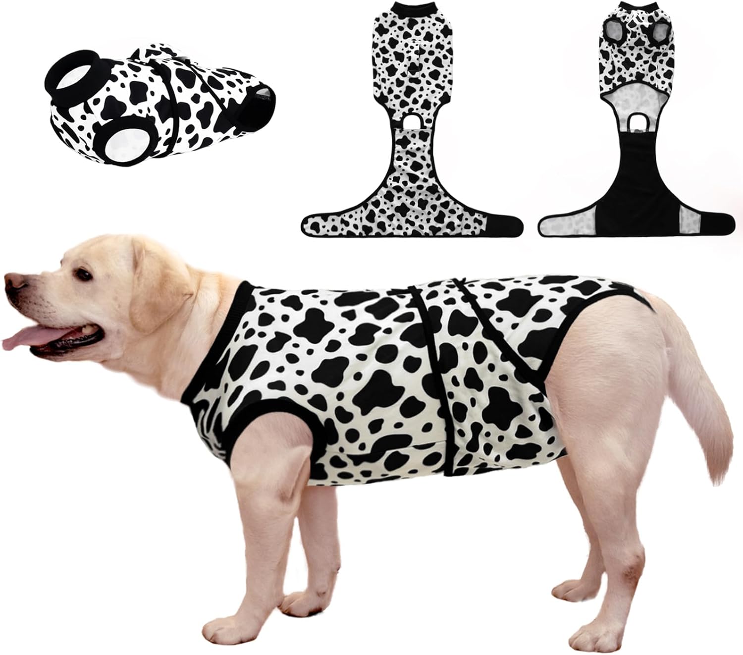 Recovery Suit for Dogs After Surgery, Dog Recovery Suit Female Male after Neutering, Dog Spay Surgical Recovery Suit Female Substitute Cone  E-Collar, Dog Onesie for Surgery Abdominal Wounds Bandages · v12