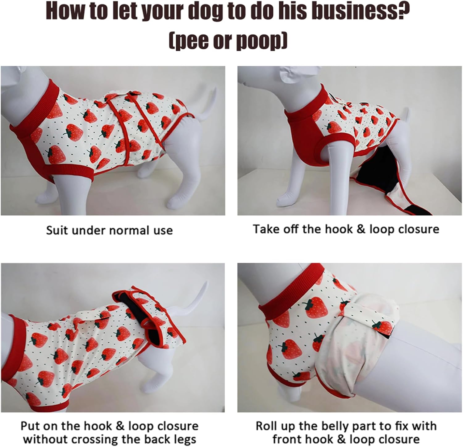 Recovery Suit for Dogs After Surgery, Dog Recovery Suit Female Male after Neutering, Dog Spay Surgical Recovery Suit Female Substitute Cone  E-Collar, Dog Onesie for Surgery Abdominal Wounds Bandages · v12
