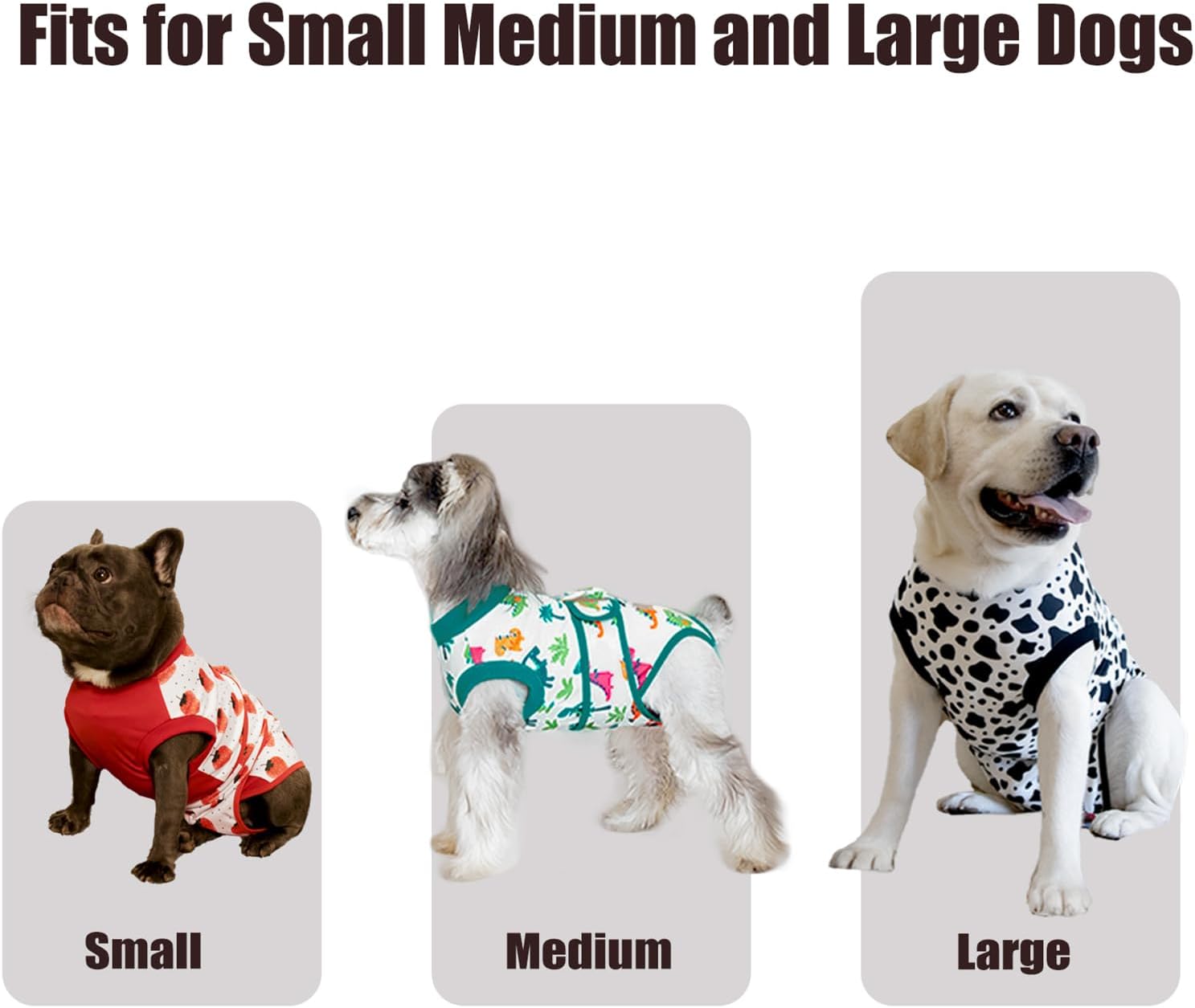 Recovery Suit for Dogs After Surgery, Dog Recovery Suit Female Male after Neutering, Dog Spay Surgical Recovery Suit Female Substitute Cone  E-Collar, Dog Onesie for Surgery Abdominal Wounds Bandages · v12