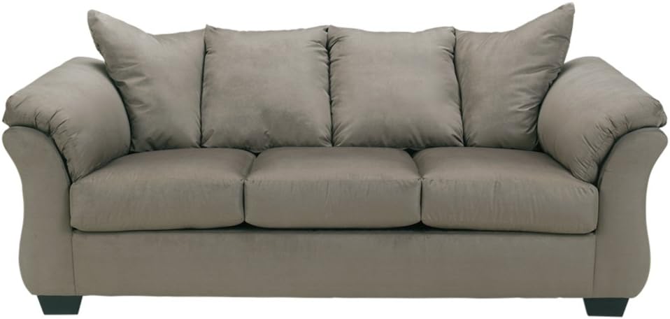 Signature Design by Ashley Darcy Casual Plush Sofa and Loveseat, Grayish Brown · v2
