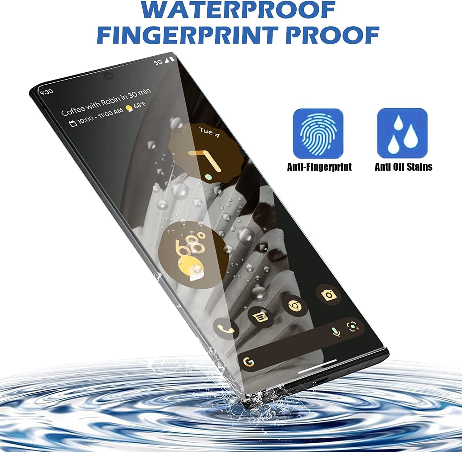 3 Pack for Google Pixel 7 Pro Screen Protector, Pixel 7 Pro Tempered Glass Screen Protector, 1 Pack Camera Lens Protector, 9H Hardness Tempered Glass Screen Protector for Google Pixel 7 Pro【3 1 Pack】