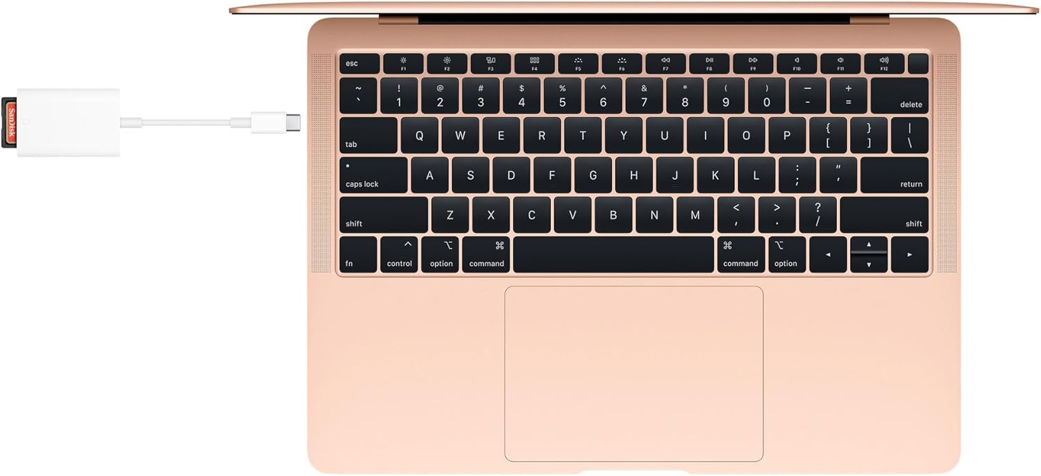 Lector de tarjetas USB-C a SD de Apple