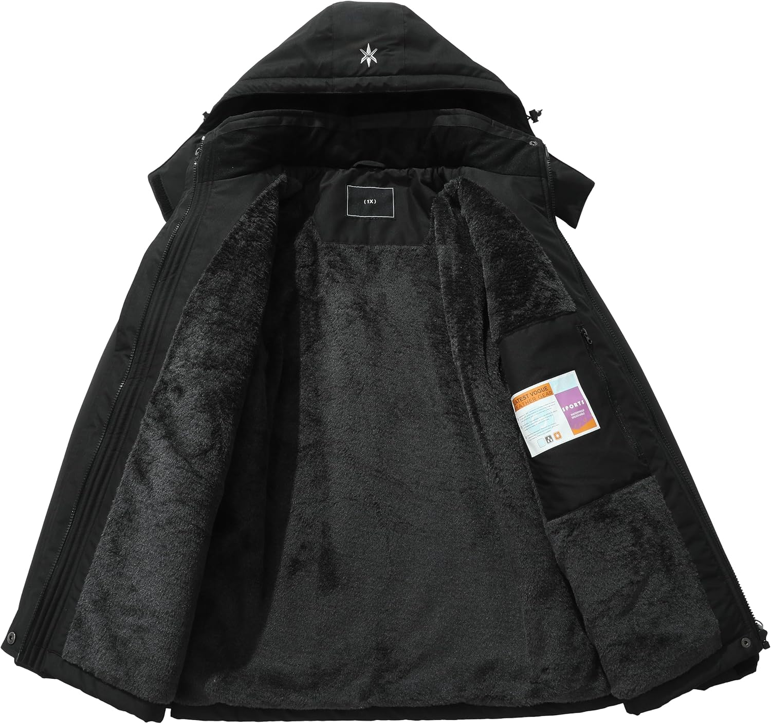 KAIDER Womens Plus Size Waterproof Ski Jacket Winter snow outdoor warm hooded raincoat Mountain Windbreaker Coat · v3