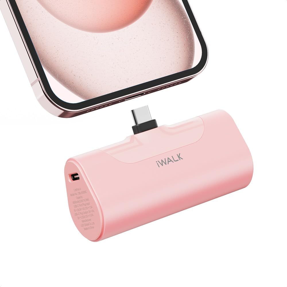 iWALK Taşınabilir Şarj Cihazı iPhone Pembe