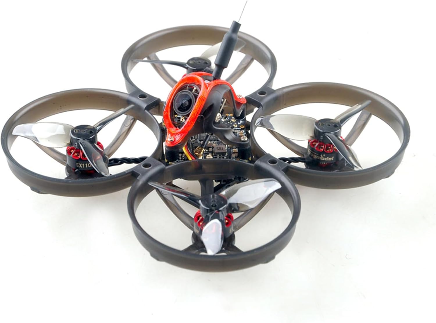 طائرة بدون طيار HappyModel Mobula8 Micro FPV: 1-2S 85mm Tiny Whoop مع كاميرا Caddx Ant FPV ووحدة تحكم طيران X12 AIO وجهاز استقبال ELRS 400mW FPV VTX ومحرك EX1103 KV11000 بدون فرشاة للبالغين من سباقات FPV
