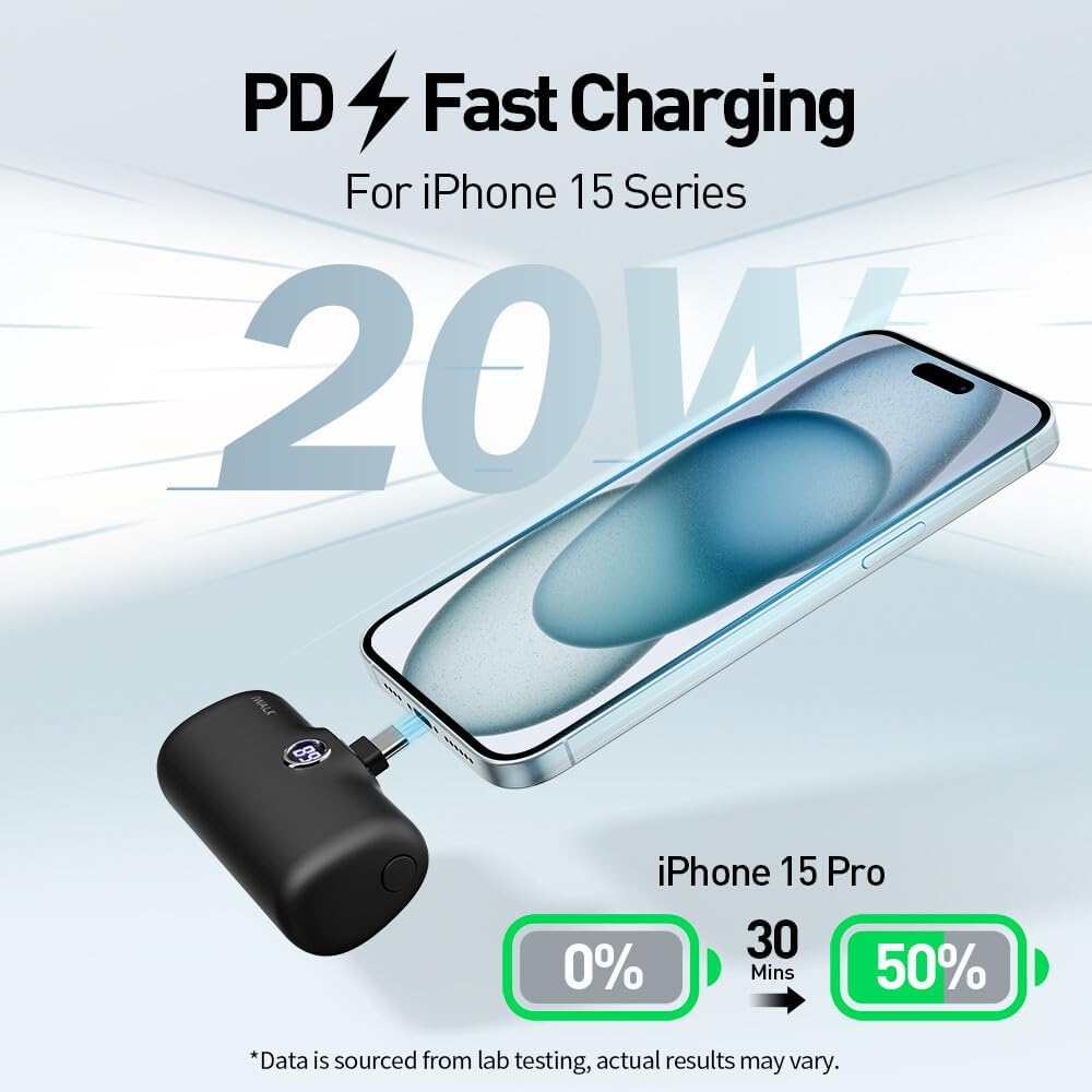 iWALK USB-C Portable Charger for iPhone 15 · v3