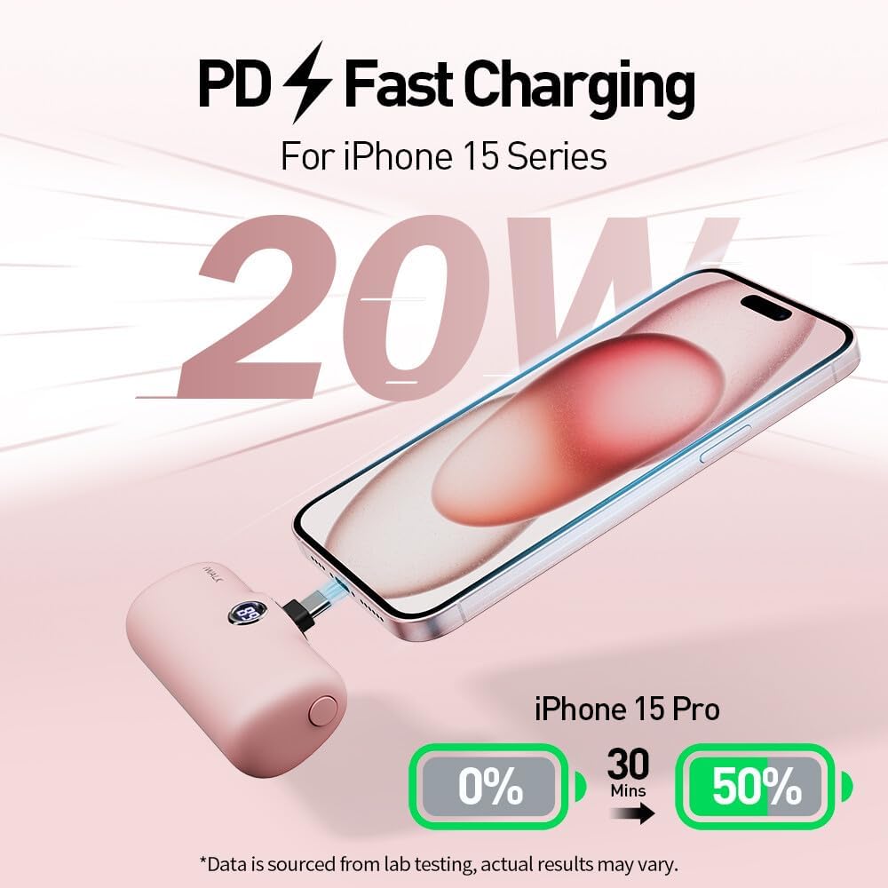 iWALK USB-C Portable Charger for iPhone 15 · v3