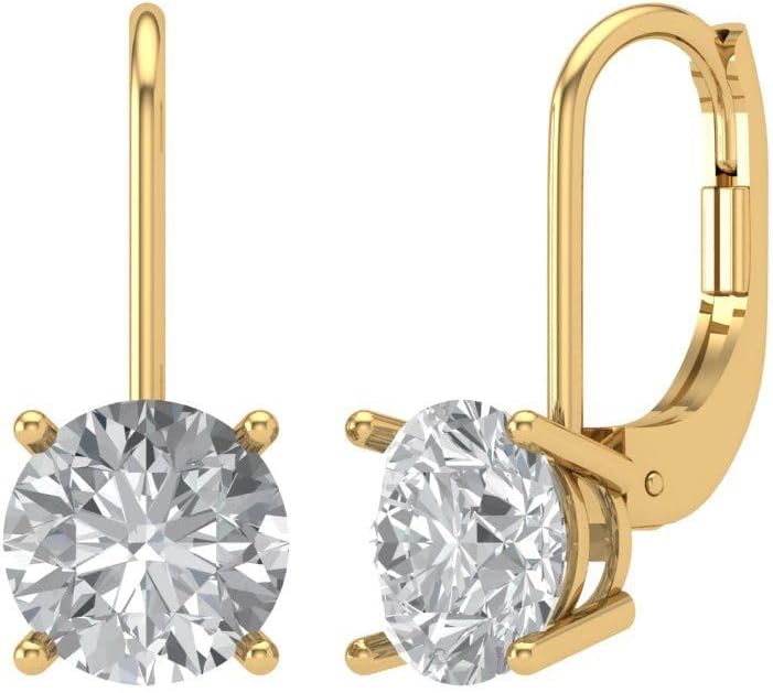 4 ct Brilliant Round Cut Dro…