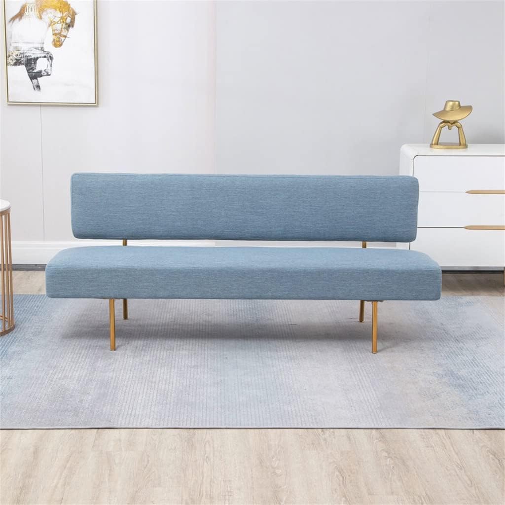 Small Apartment Sofa Nordic Love Seat Simple Velvet Sofa · v3
