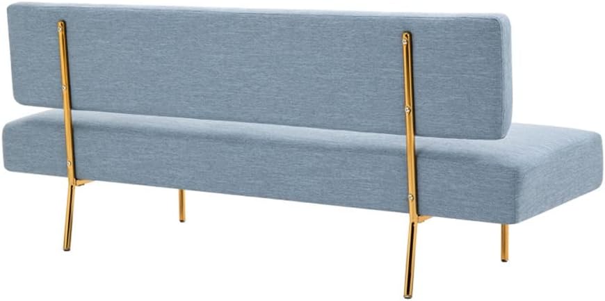 Small Apartment Sofa Nordic Love Seat Simple Velvet Sofa · v3