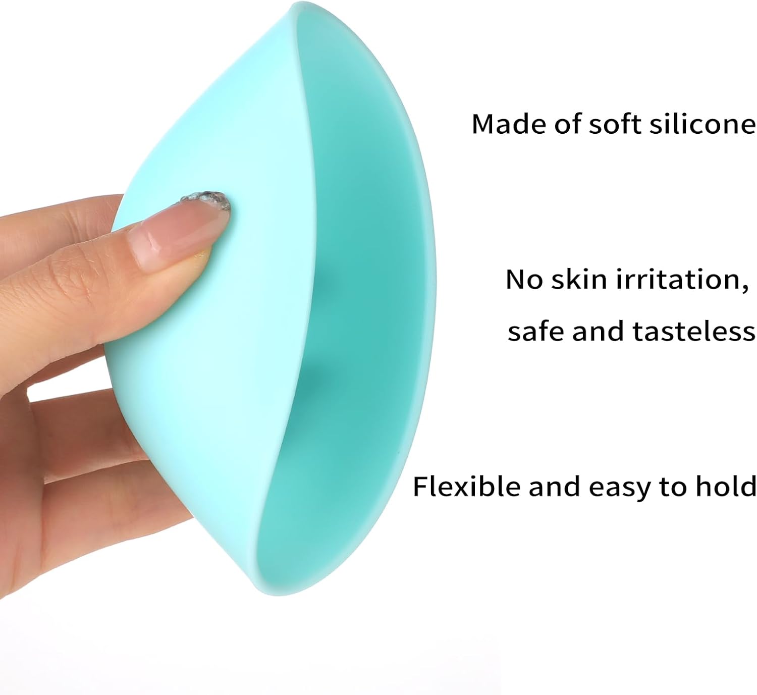 5 Pcs Face Mask Mixing Bowl for Mud Mask 3.3 Inch Silicone Facial Mask Mixing Bowl for Facial Mask and Other Skincare Products Multi Colored Facial Bowls Esthetician for Family or Beauty Practitioners