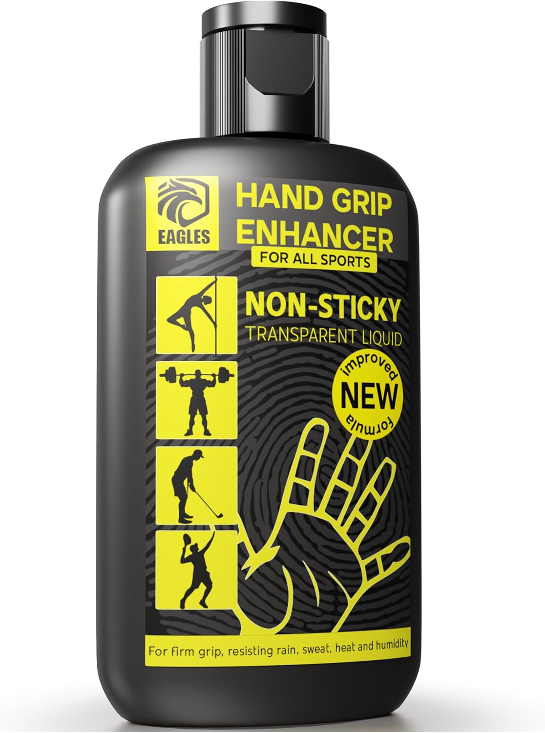 EAGLES Ultimate Grip Enhancer Repels Sweat to Keep Hands Dry - Transparent Non-Sticky Anti-Slip Grip Solution for Pole Dancing Tennis Golf Pickleball Badminton and More · v3