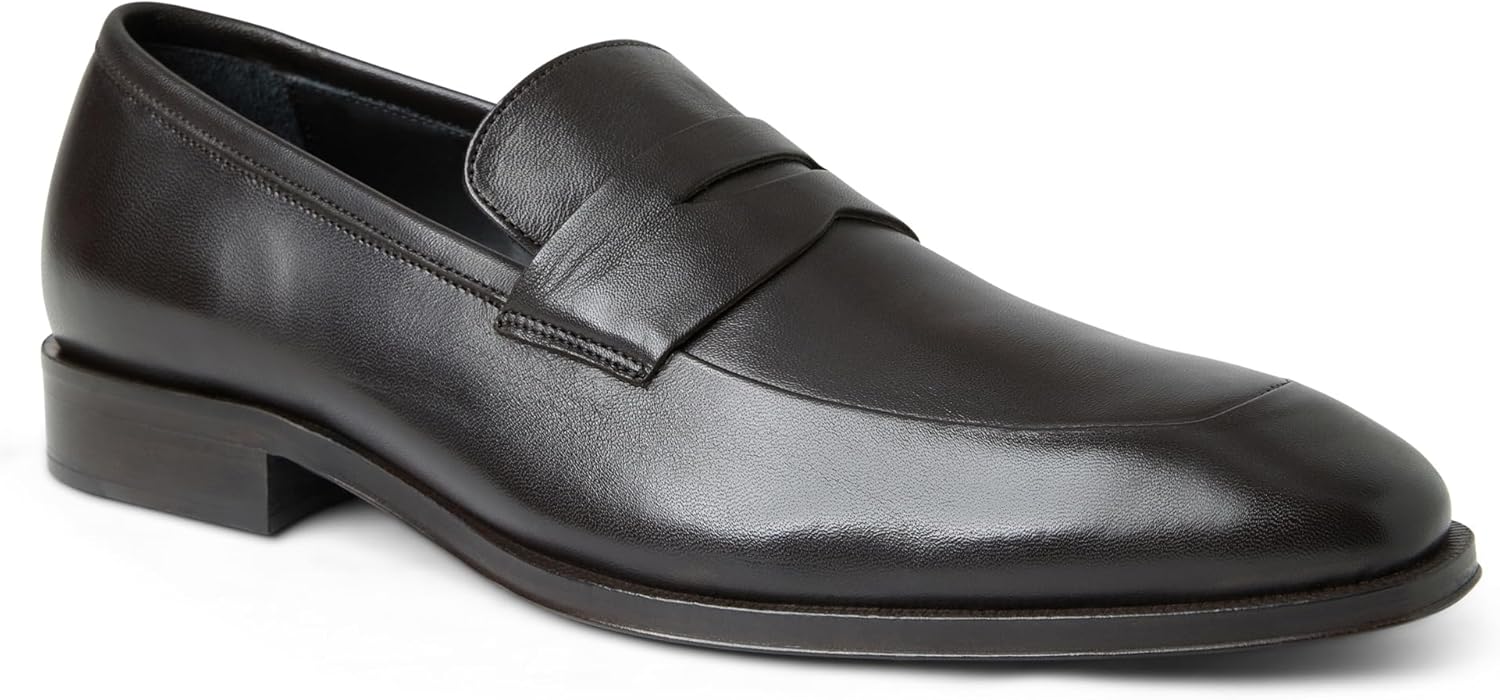 Mocasines Maioco Fancdarty de Bruno Magli para hombre, sin cordones, lujosos zapatos de piel