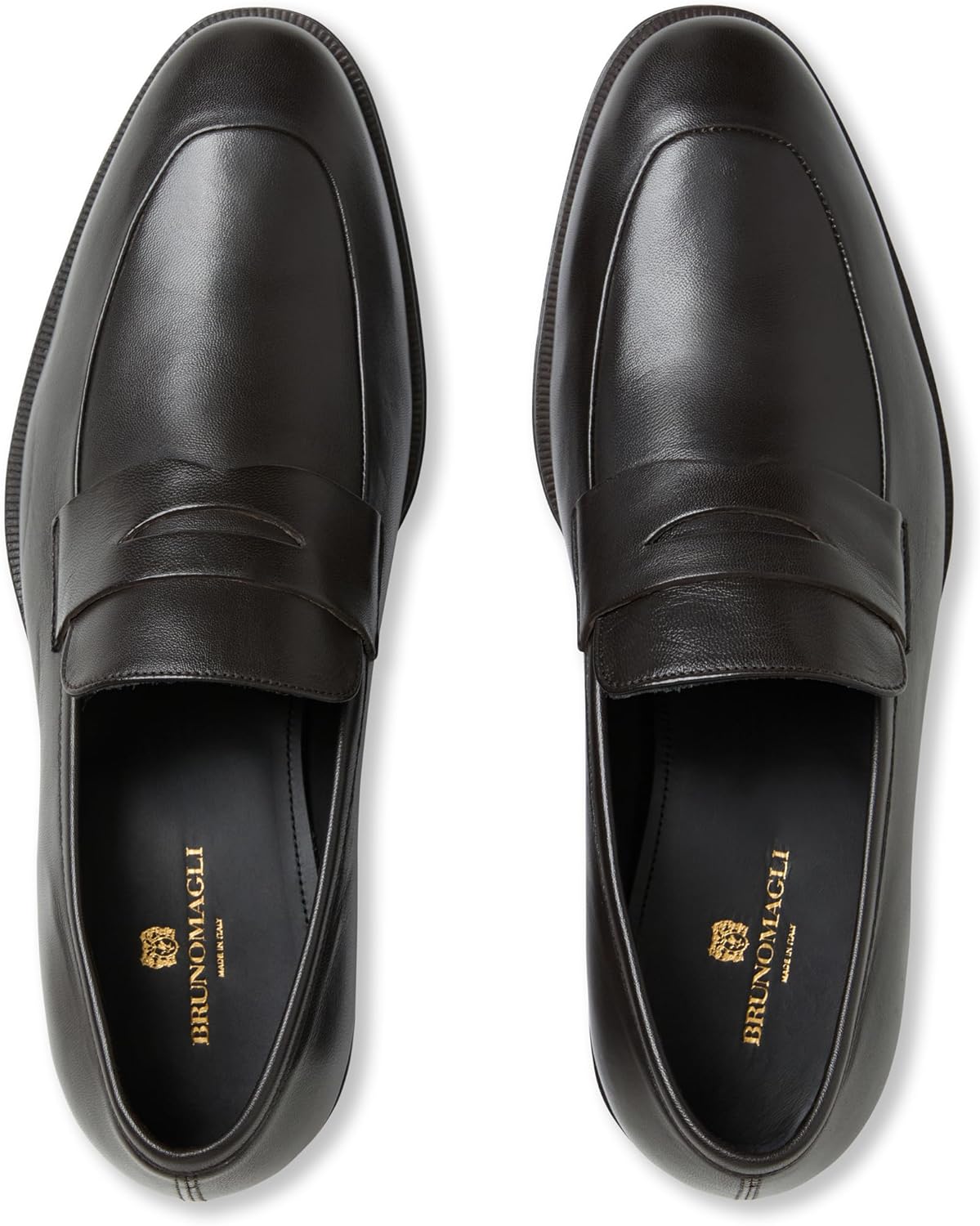 Mocassins Maioco Penny Bruno Magli à enfiler et chaussures en cuir de luxe pour homme