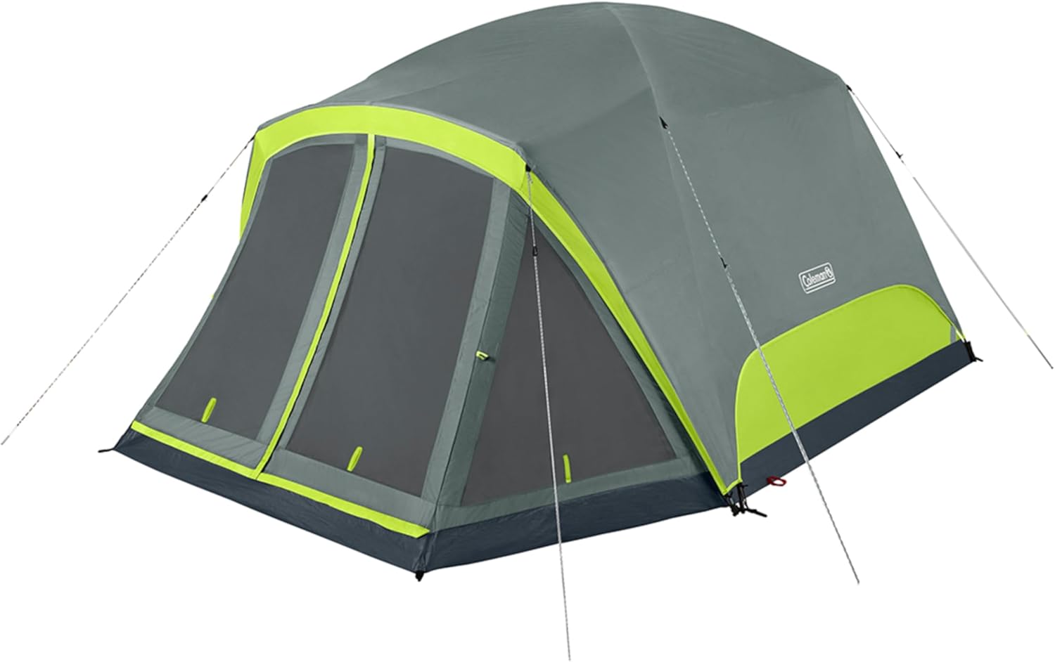 เต็นท์ Coleman Skydome พร้อมมุ้งลวด ตั้งค่าได้ภายใน 5 นาที เต็นท์กันฝนสำหรับ 4/6/8 คน พร้อมระเบียงมุ้งลวด รวมผ้าคลุมกันฝนและกระเป๋าใส่
