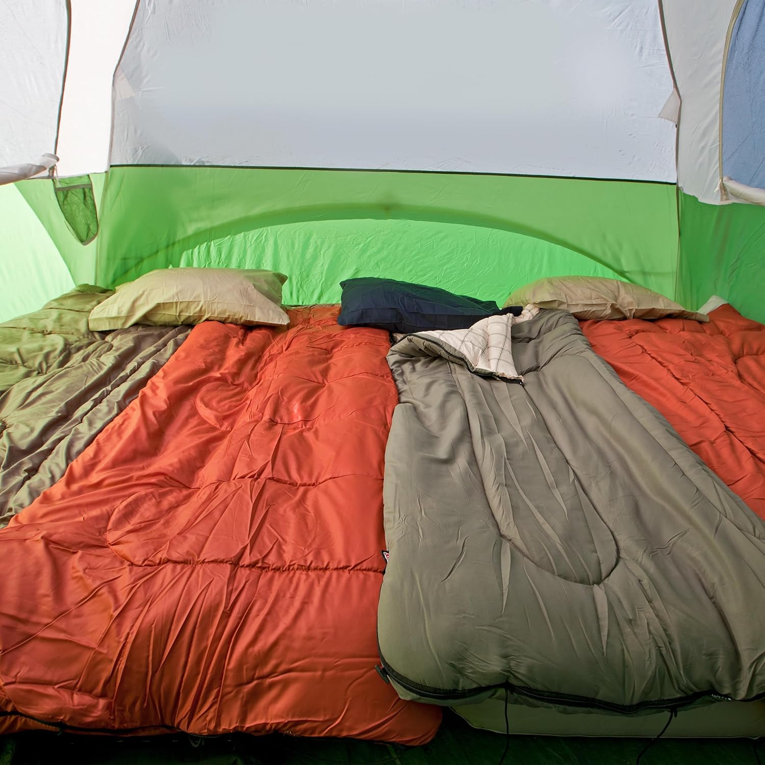 Coleman Evanston Tent with Screen Room, 6/8 Person Weatherproof Tent Sets Up in 15 Mins, Included Rainfly  Carry Bag, Made of PFAS-Free Materials · v5