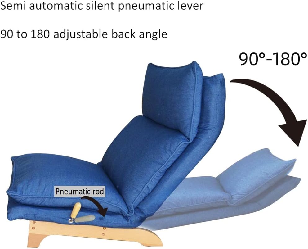 Lazy Sofa Balcony Leisure Chair Bedroom Sofa Chair Foldable Reclining Chair Leisure Single Sofa Chair · v3