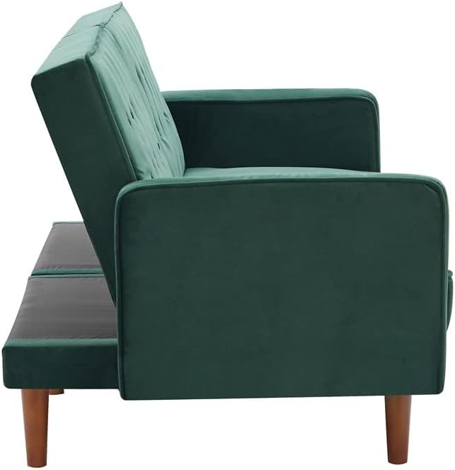 Sofa Living Room Recliner Sofa Velvet with Two Armrests Metal Feet Sofa Chair Balcony Leisure Chair · v3