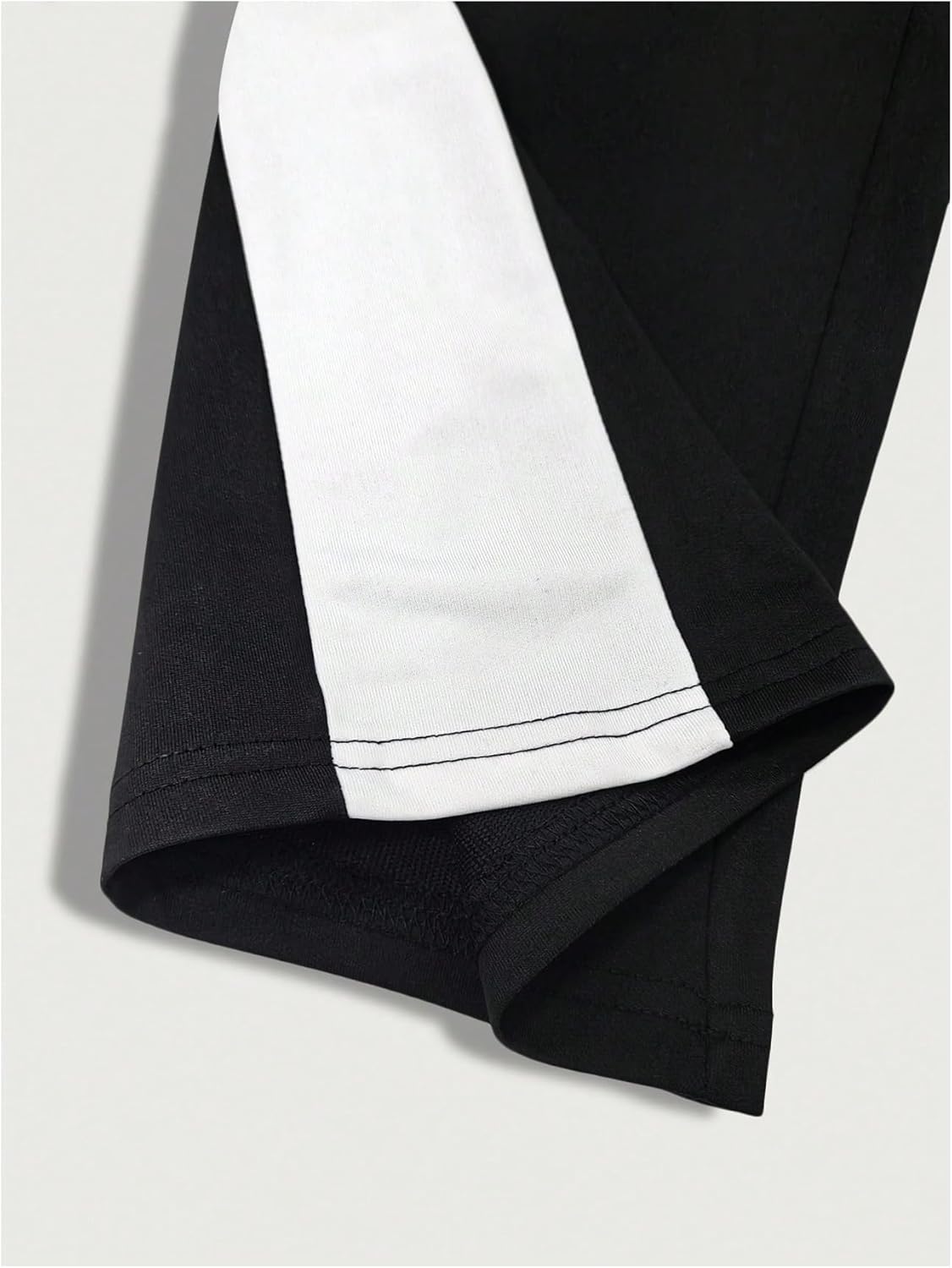 GORGLITTER Mens Colorblock Drawstring Waist Baggy Pants Casual Straight Leg Streetwear Trousers