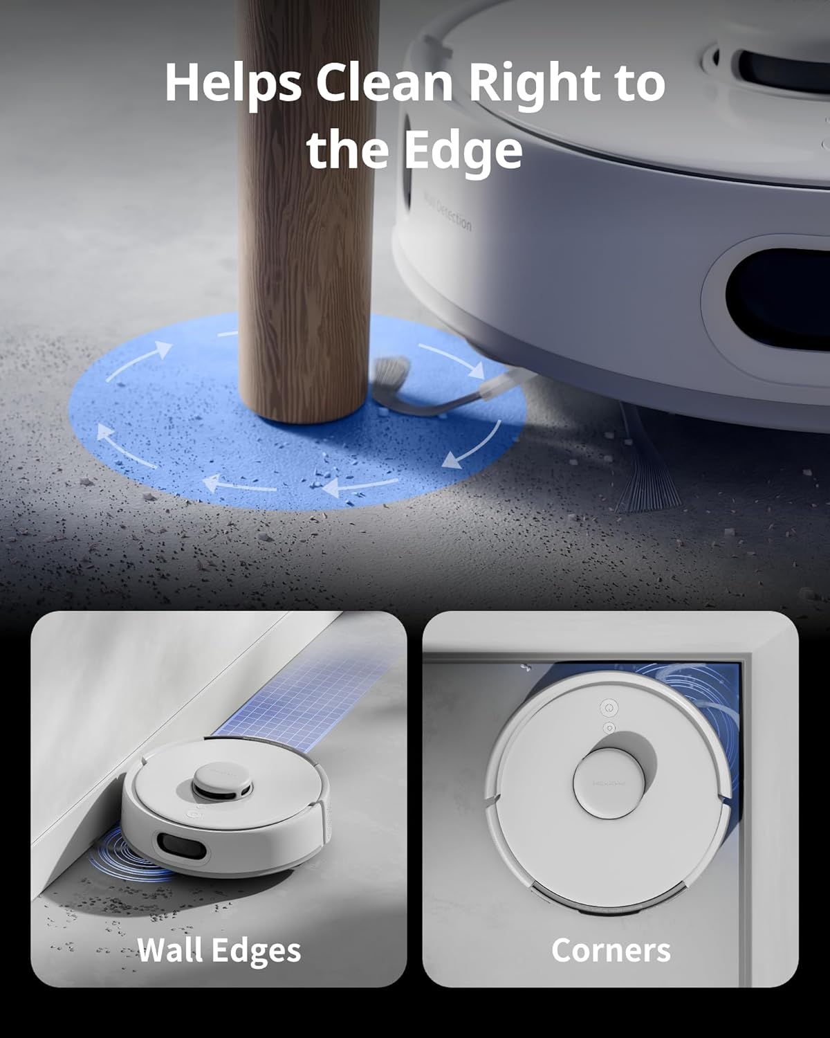 SwitchBot K10 Pro Roboter-Staubsauger, selbstentleerend für 90 Tage, freihändig, superleiser Mini-Roboter-Staubsauger mit hoher Saugkraft, verhindert Haarverheddern, funktioniert mit Matter/Alexa/Siri, 2,4-GHz-WLAN