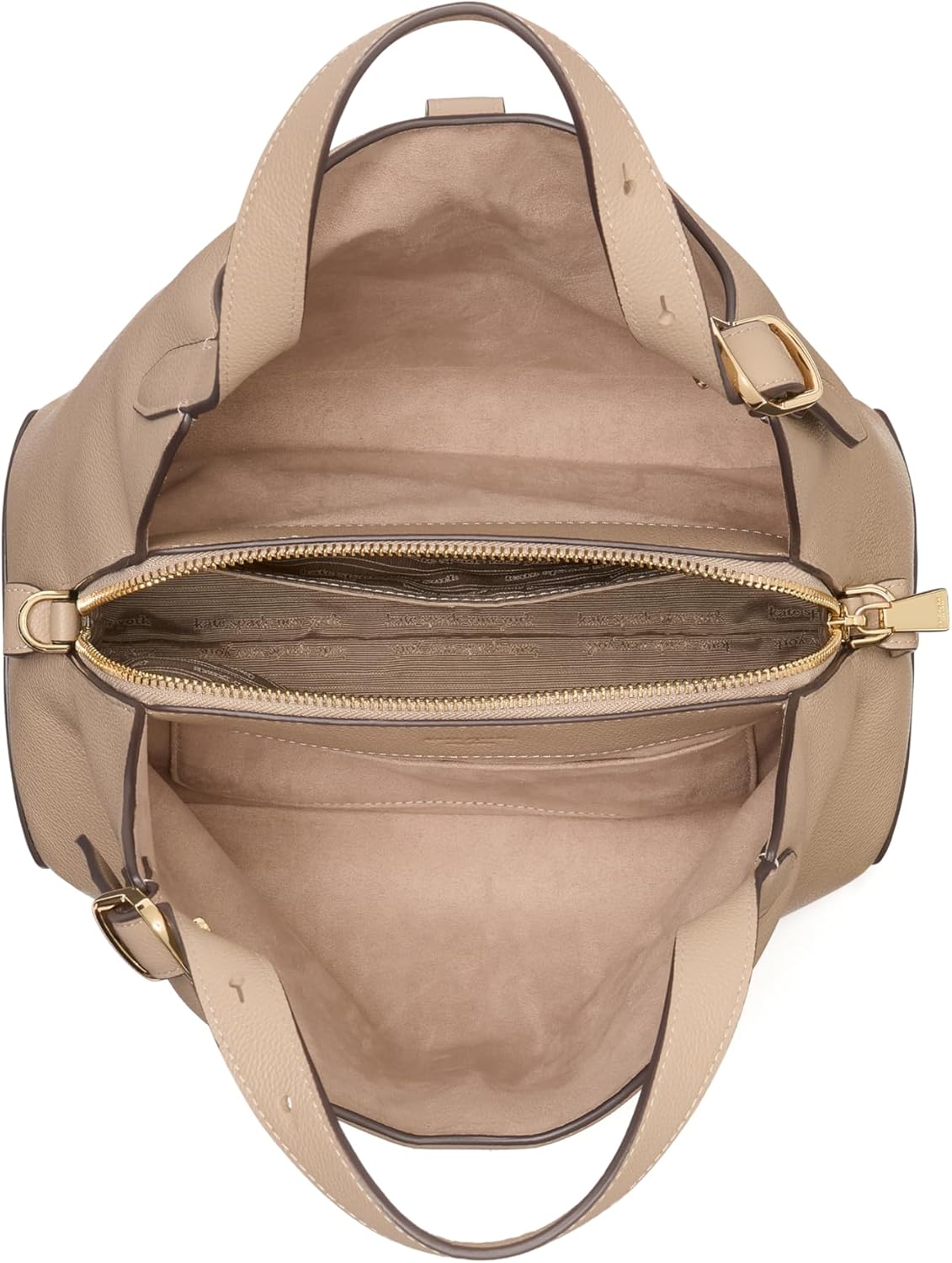 kate spade new york Womens Deco Pebbled Leather Medium Crossbody Tote · v5