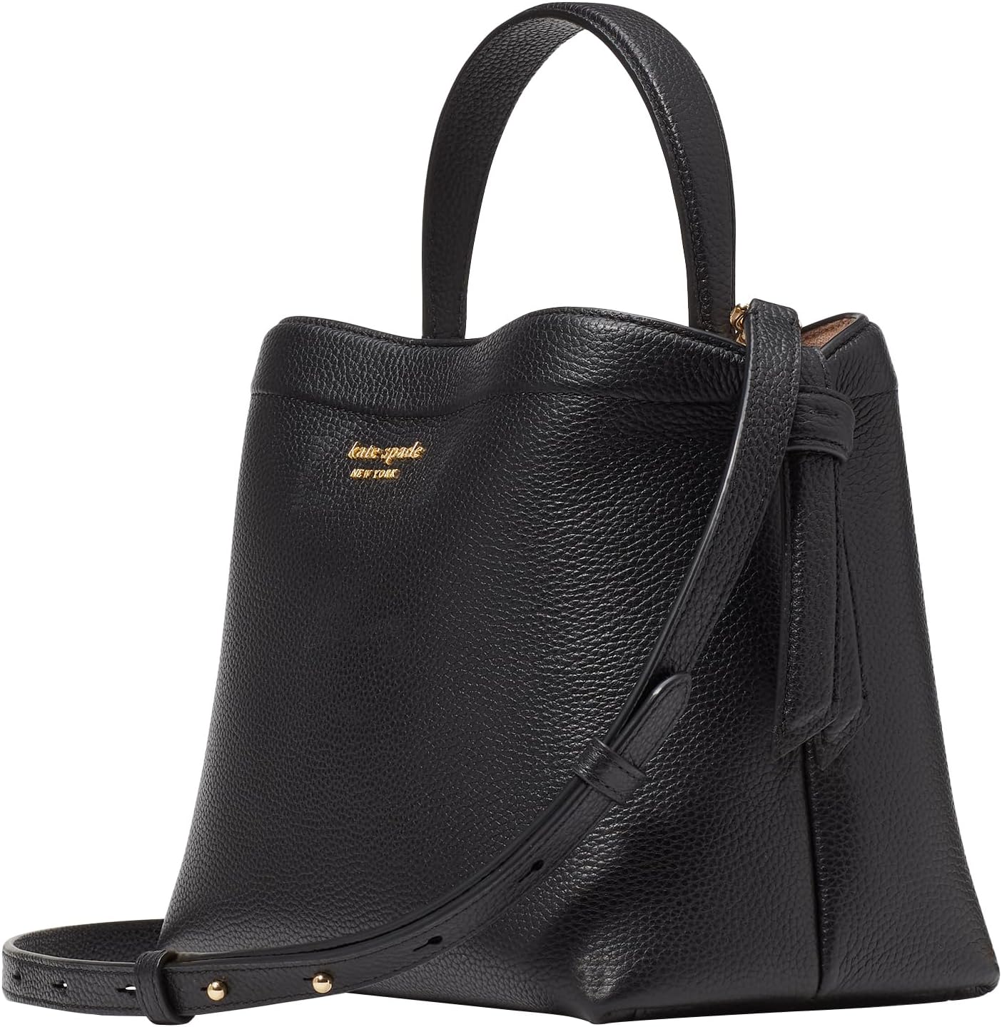kate spade new york Womens Knott Pebbled Leather Medium Top Handle · v2