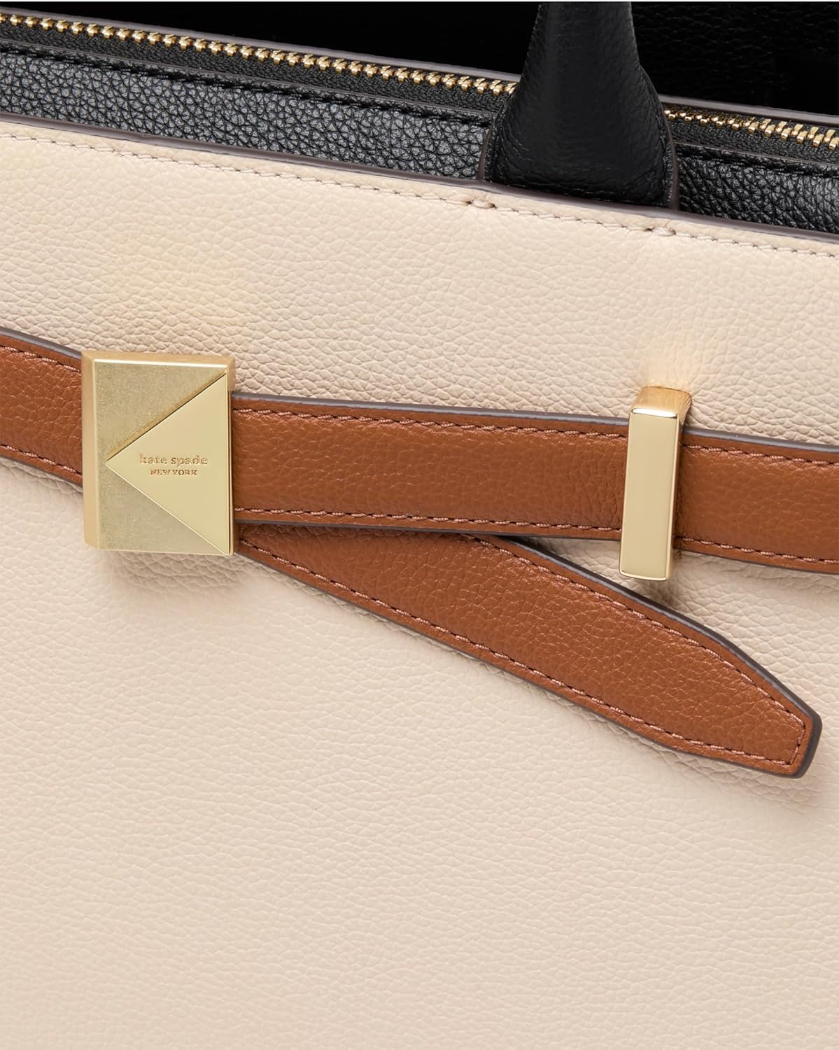 kate spade new york Deco Pebbled Leather Medium Satchel · v2