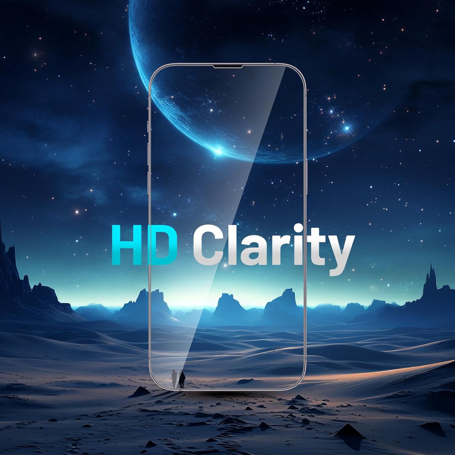 TQLGY 2 Pack dla iPhone 14 Pro Max ochraniacz ekranu, odporne na rozbicie szkło hartowane 9H klasy wojskowej, instalacja automatycznego usuwania kurzu, HD Clear, zapobiegająca zarysowaniom, przeciw odciskom palca, bez pęcherzyków