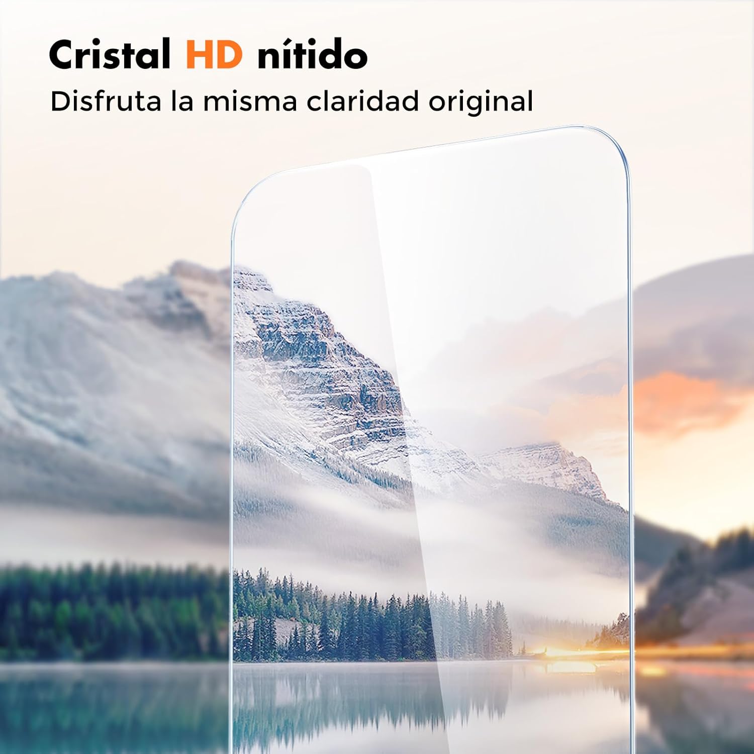 UNBREAKcable Tempered Glass Screen Protector for iPhone 15 Pro [Easy Installation Frame] [9H Hardness] [99.99% HD Clear][Bubble Free] for Apple 6.1” -2-Pack