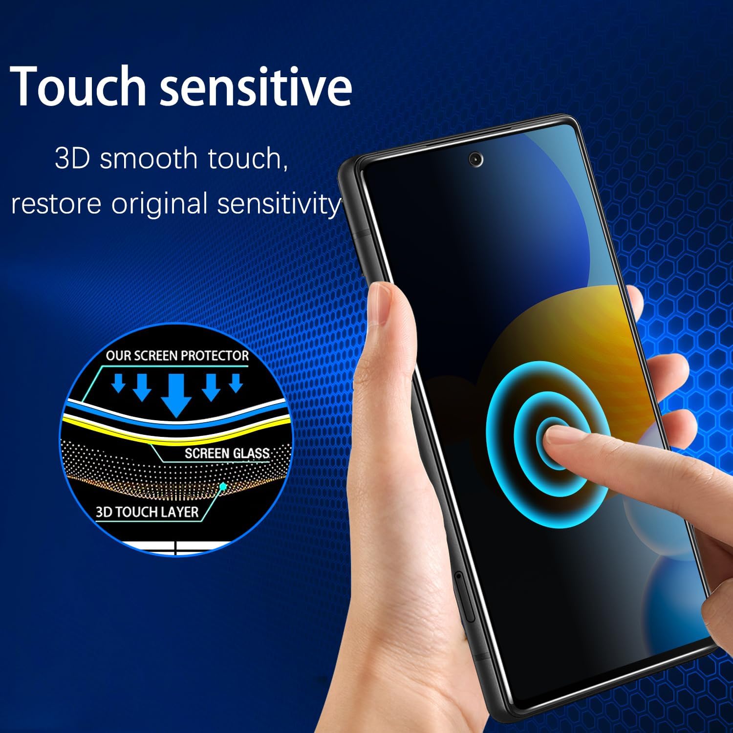 MAYtobe [2 Pack Privacy Screen Protector For Google Pixel 6A Tempered Glass, 9H Hardness, Anti Scratch, Anti Spy, Case Friendly, Easy to Install