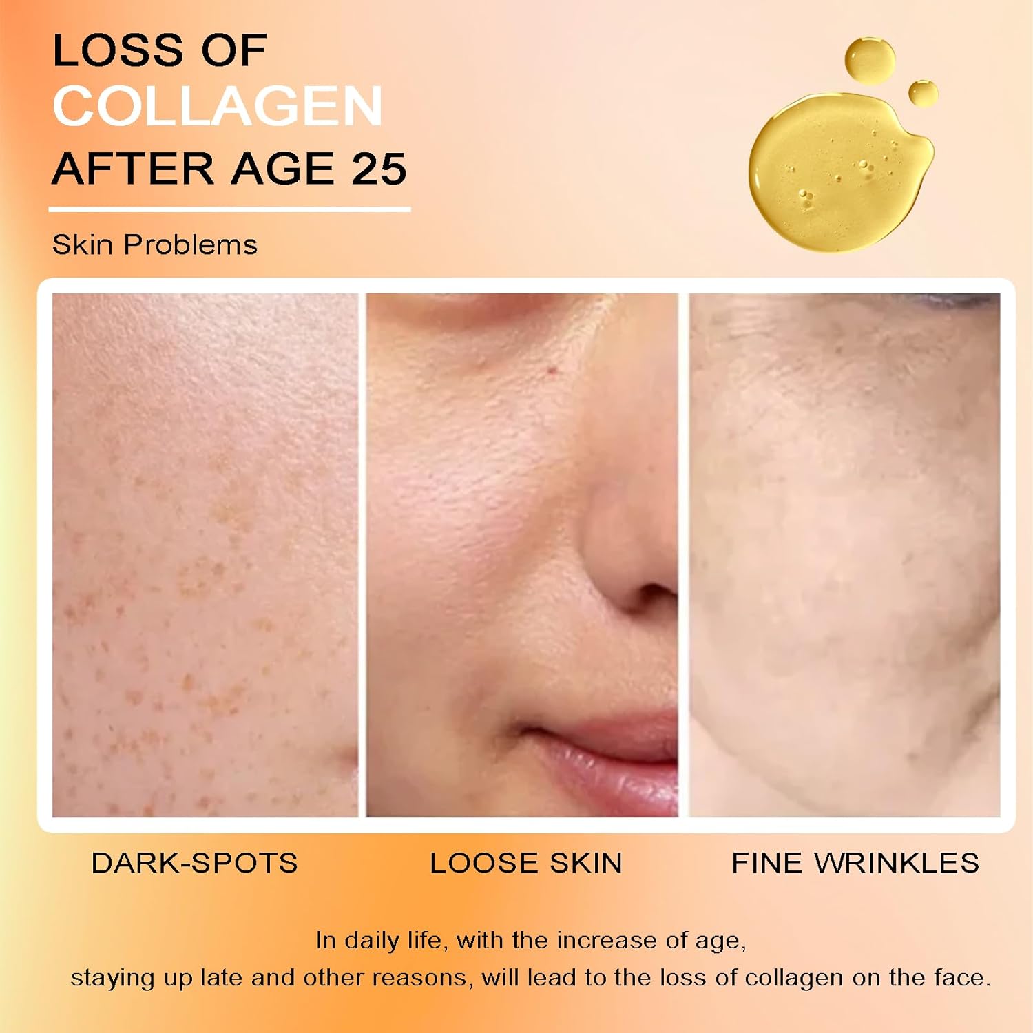 Vitamins Collagen Face Mask, Deep Collagen Overnight Mask, Korean Collagen Mask Firming and Hydration, Bio-Collagen Real Deep Mask Enhanced Skin Elasticity, Hydrating Korean Skin Care, 5-Pack · v3