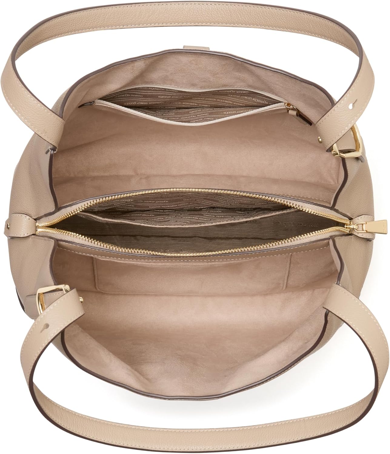 Borsa a tracolla grande da donna in pelle martellata decorativa kate spade new york