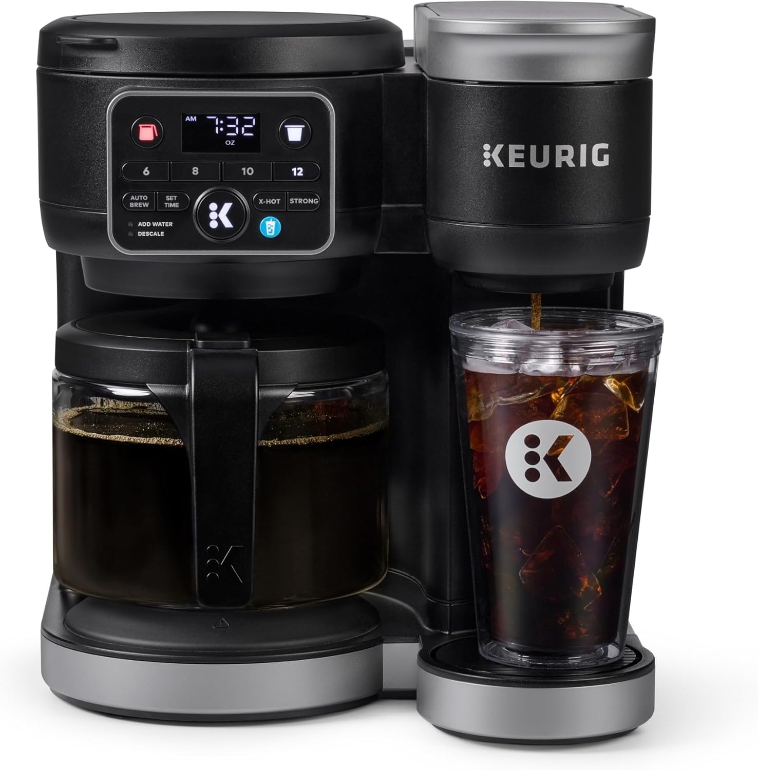 Keurig K-Duo Hot  Iced Single Serve amp; Carafe Coffee Maker, MultiStream Technology, 72oz Reservoir (Gen 2) · v2