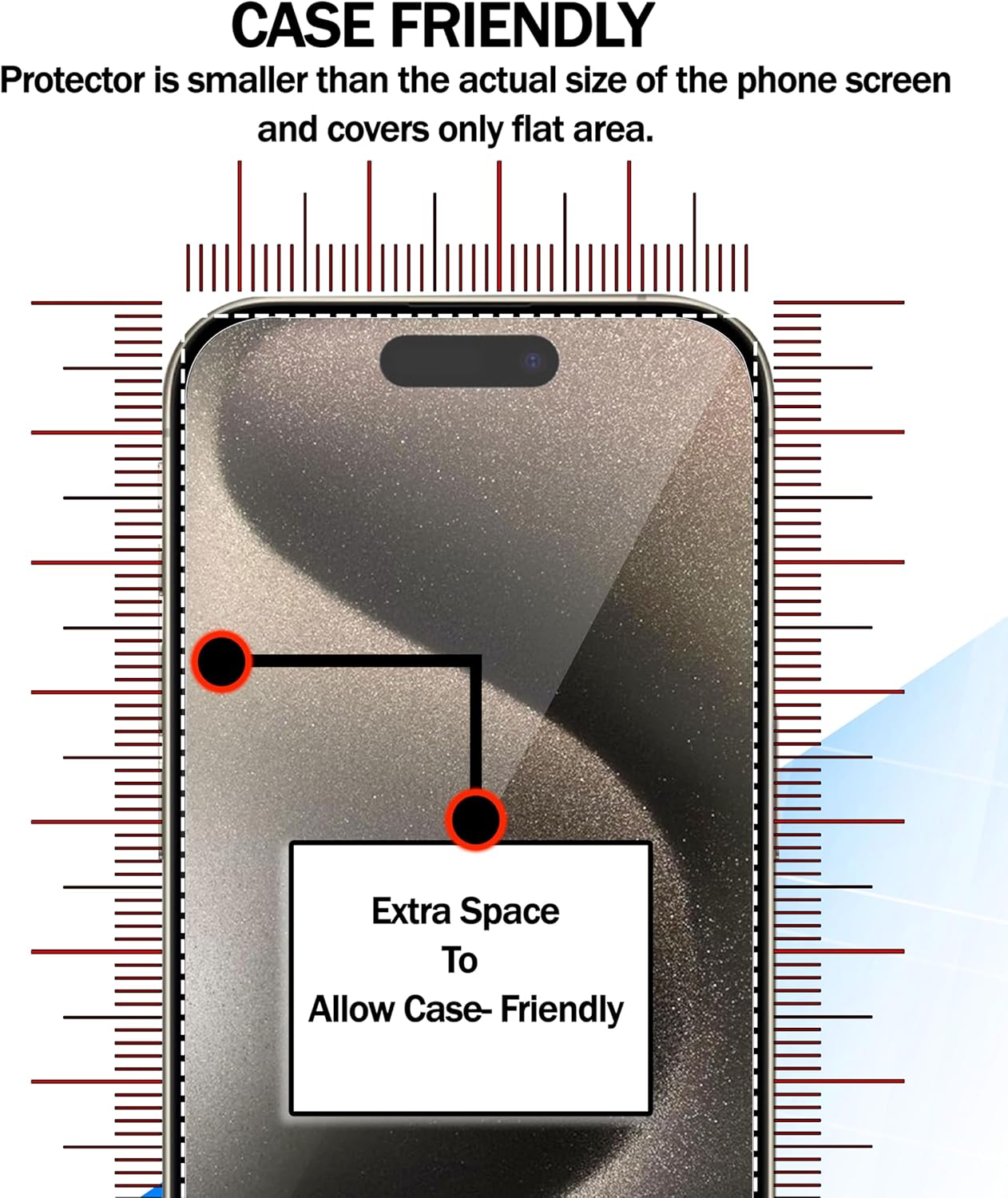 Protecteur d'écran RKINC [lot de 3] pour iPhone 16, film de protection d'écran en verre trempé, 0,33 mm [Garantie à vie] [Sans bulles] [Anti-rayures] [Anti-éclats]