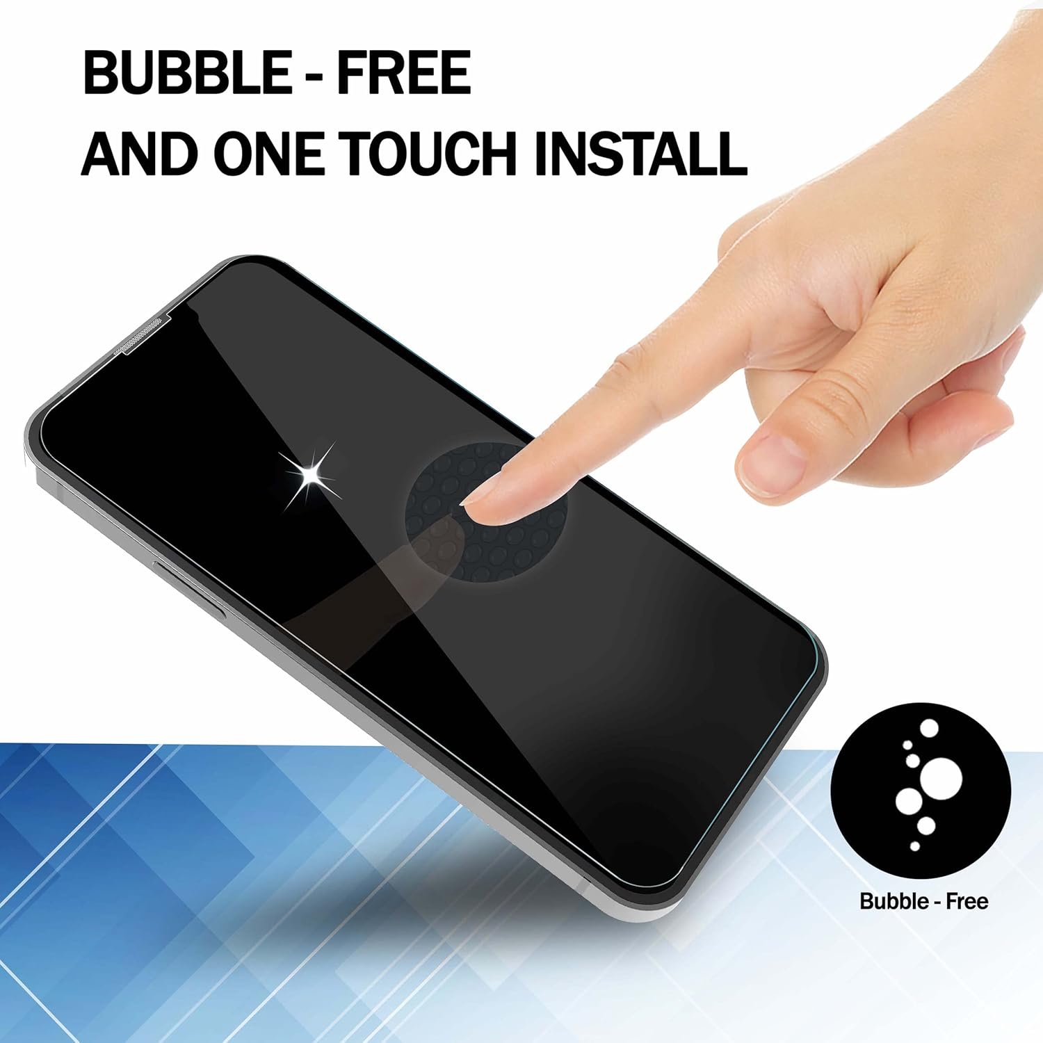 Protecteur d'écran RKINC [lot de 3] pour iPhone 16, film de protection d'écran en verre trempé, 0,33 mm [Garantie à vie] [Sans bulles] [Anti-rayures] [Anti-éclats]