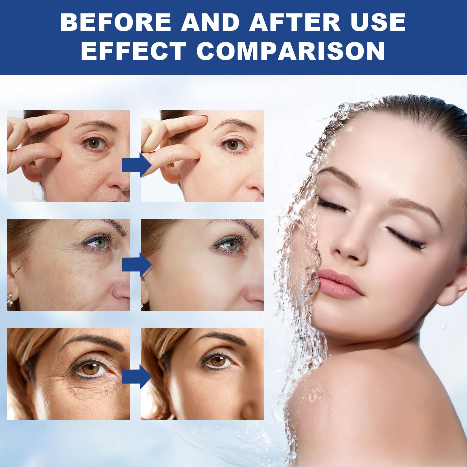 Deep Collagen Overnight Mask,Collagen Face Mask,Bio-Collagen Real Deep Mask,Korean Collagen Films Facial Hydrogel Mask,Deep Collagen Anti Wrinkle Firming Lifting Mask for Face(4pcs/1 Box) · v3