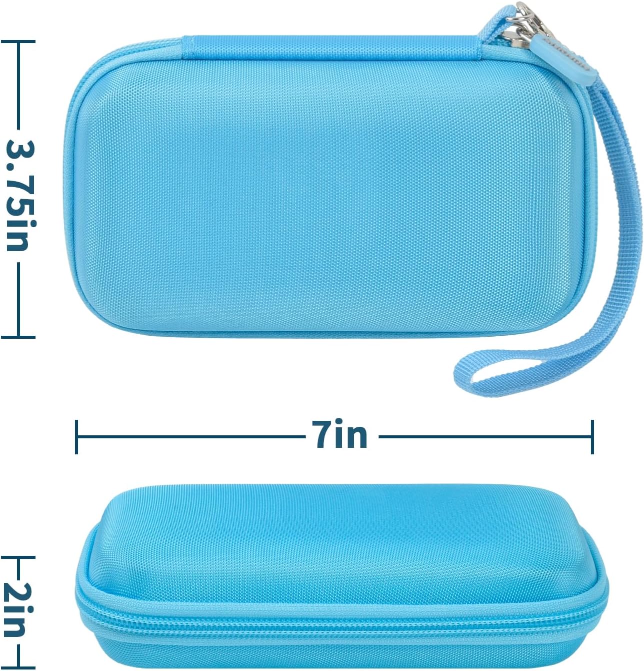 Etui podróżne kompatybilne z LOVELEDI dla POIYTL dla IAPOS dla SABANI dla OHOVIV dla RGVOTA dla Pxwaxpy do przenośnej ładowarki FOCHEW Power Bank, uchwyt do szybkiego ładowania akumulatora (niebieski)