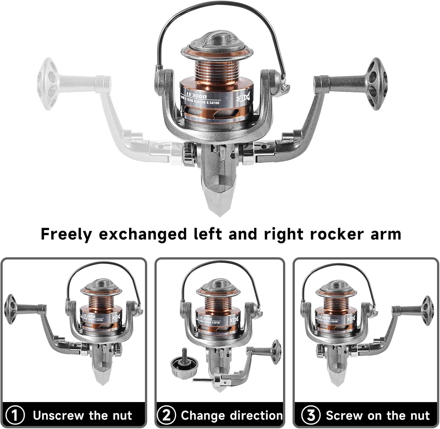 Fishing Rod and Reel Combo 2PCS Collapsible Fishing Kits, Carbon Fiber Fishing Pole Spinning Reel Lures Set with Carrier Bag, Fishing Gear for Adults Travel Saltwater Freshwater · v6