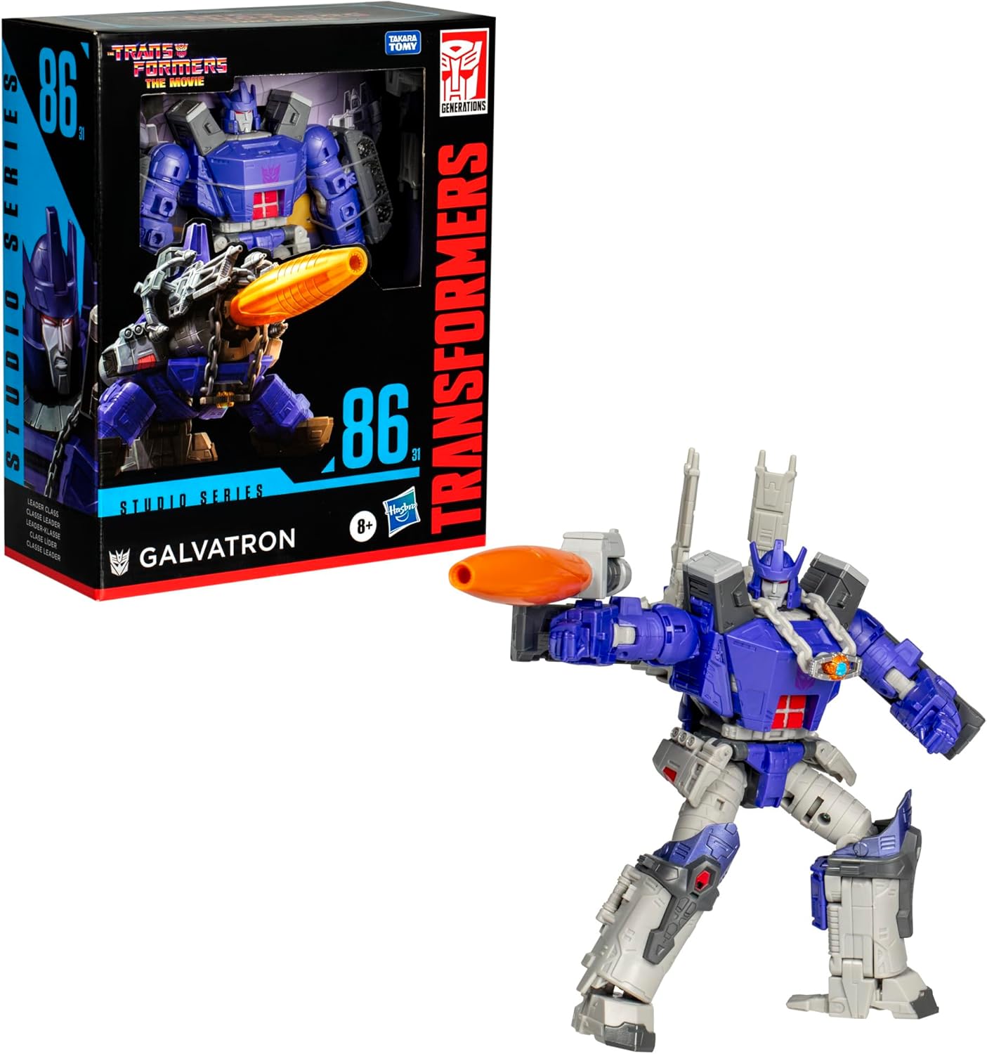 Transformers Toys Studio Series Leader Class The The Movie 86-31 Galvatron, 8.5-inch Converting Action Figure, Ages 8 · v2