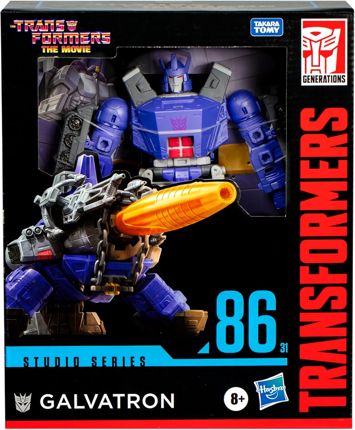 Transformers Toys Studio Series Leader Class The The Movie 86-31 Galvatron, 8.5-inch Converting Action Figure, Ages 8 · v2