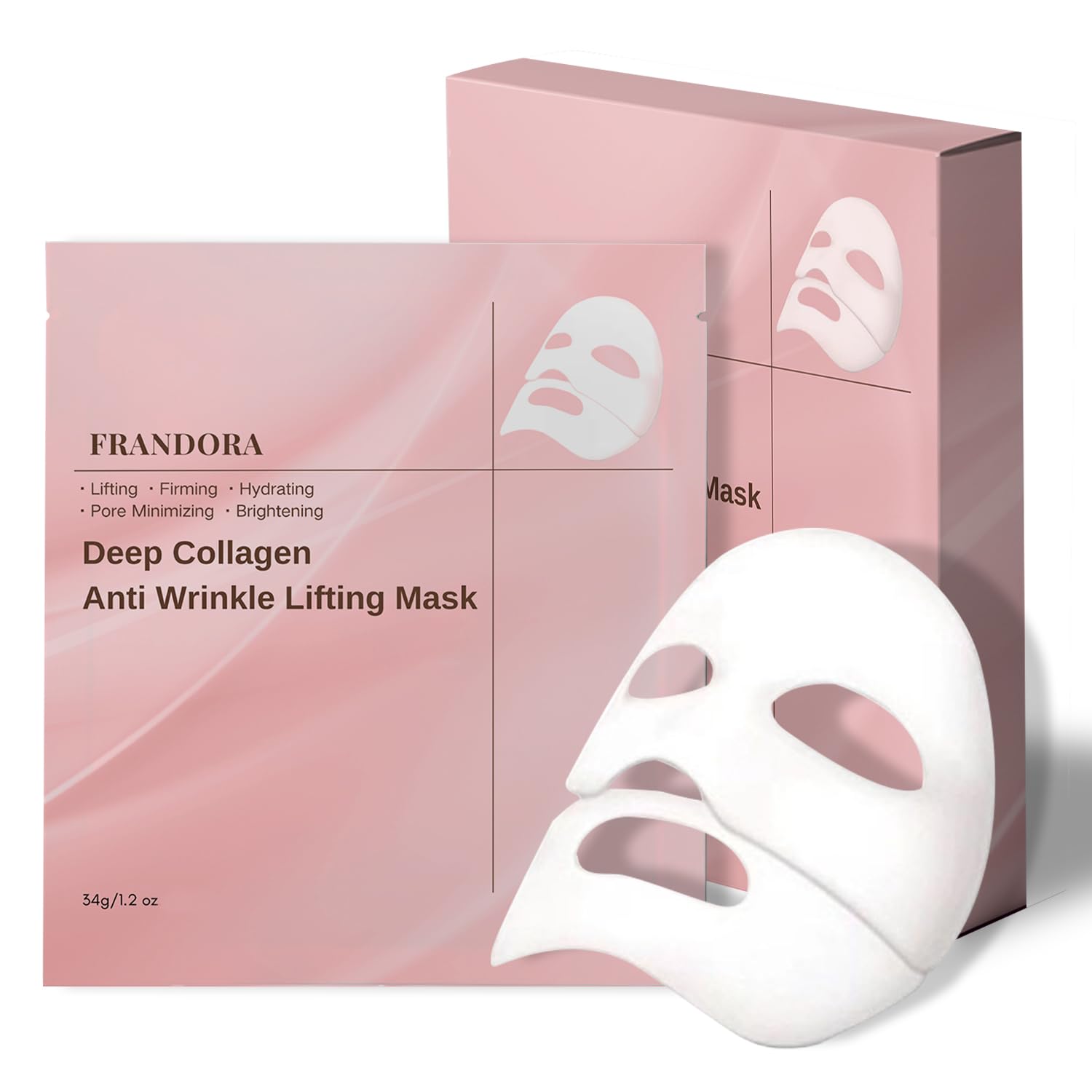 Deep Collagen Face Mask, Overnight Collagen Anti Wrinkle Lifting Mask, Hydrating Mask and Pore Minimizer for Face - Korean Skin Care · v3