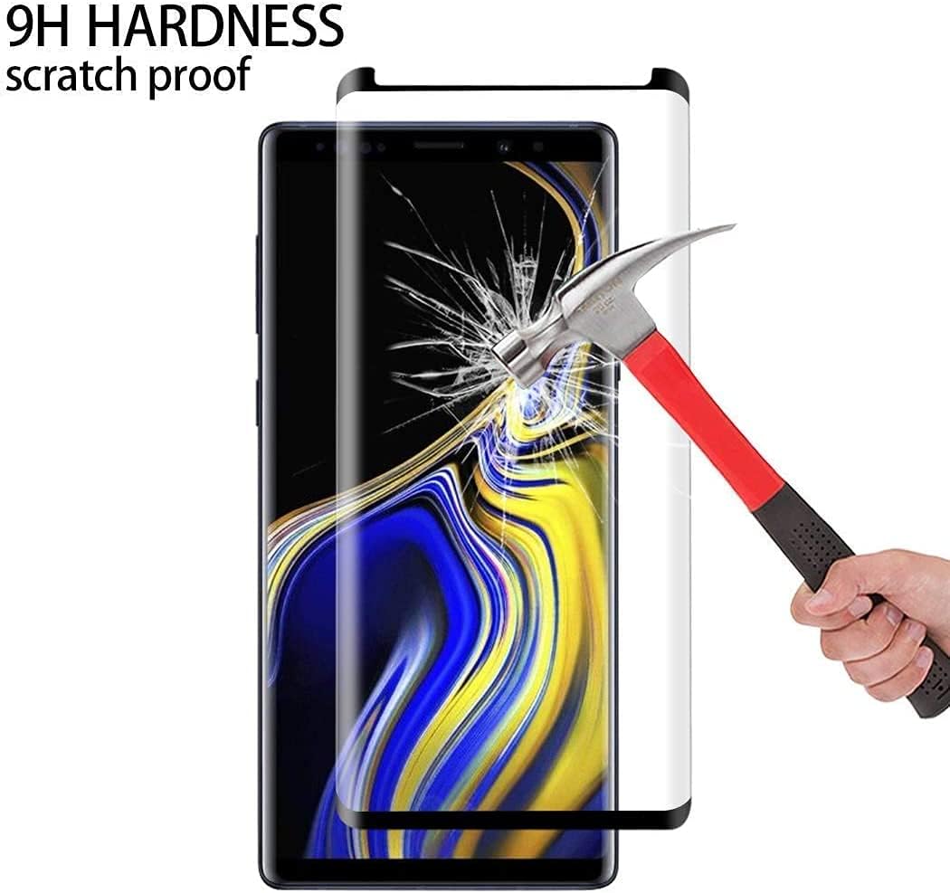 Ochraniacz ekranu Galaxy Note 9, 3-pakowa osłona ekranu ze szkła hartowanego Note 9【Pakiet 3】Łatwa instalacja, ochraniacz ekranu ze szkła hartowanego o twardości 3D 9H do Samsung Galaxy Note 9