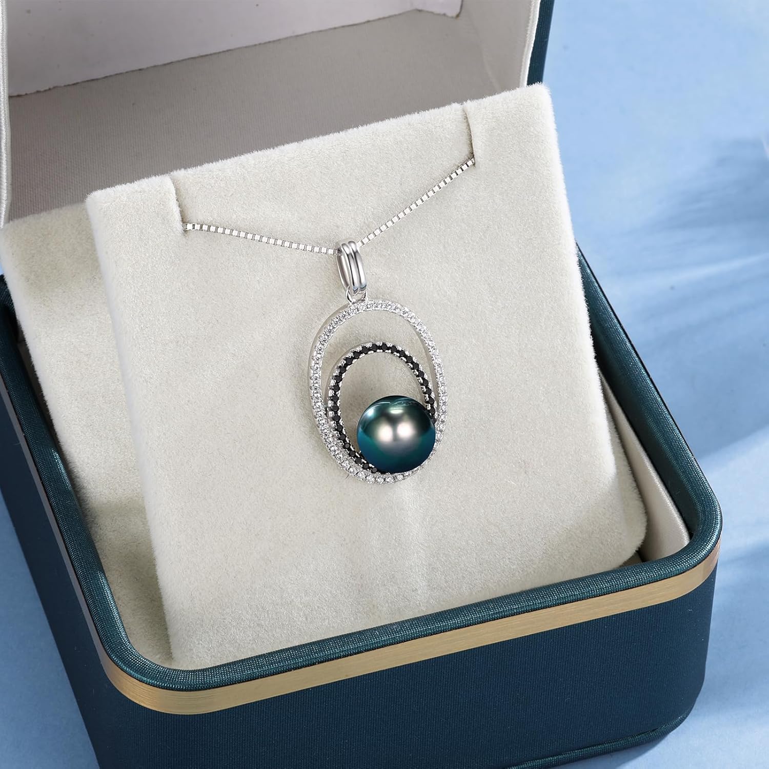 Regali per donna, moglie, tahitiana, perla nera, collana, regalo per moglie, anniversario di matrimonio, gioielli di compleanno, fidanzata, festa della mamma, regali per mamma, donna, San Valentino, Natale